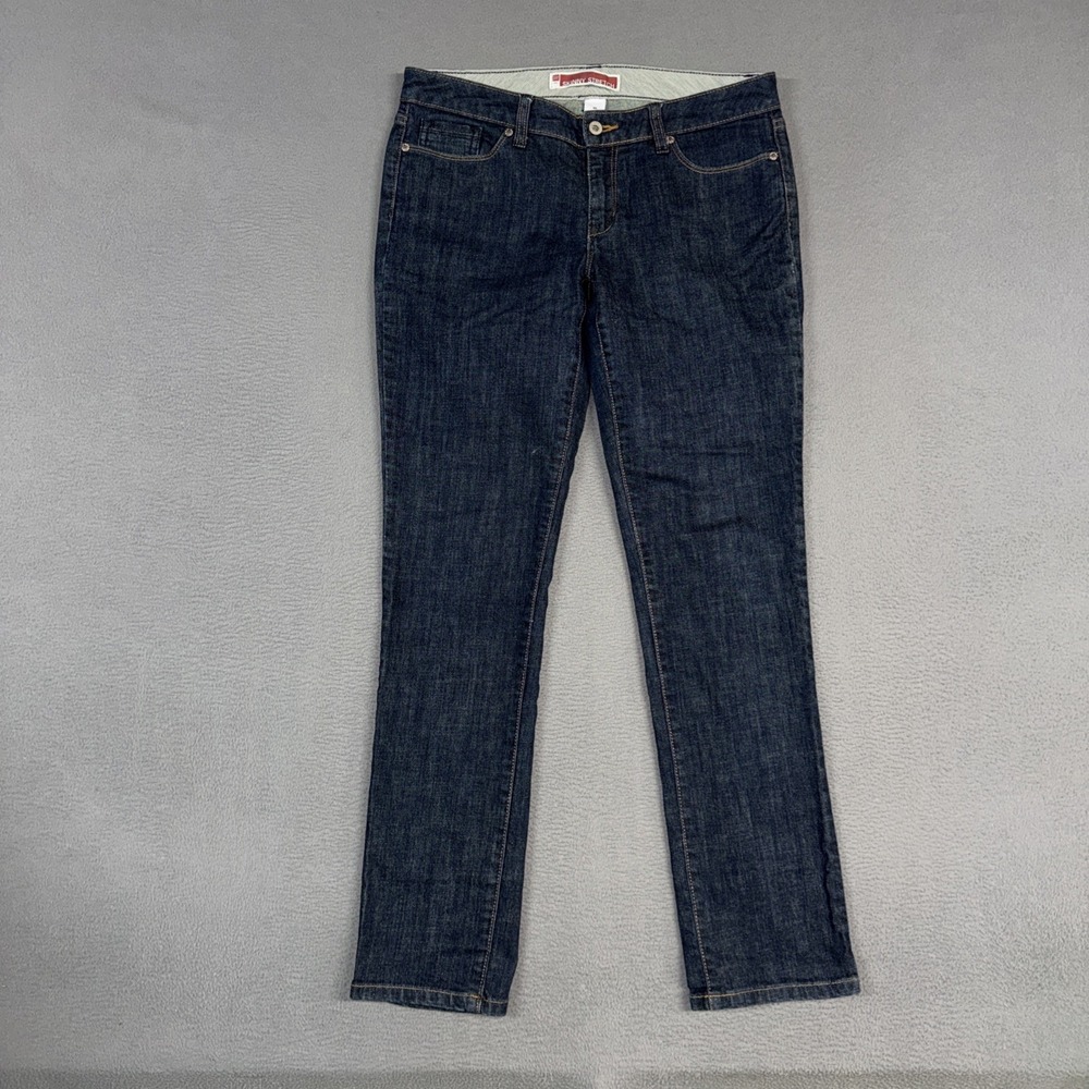 Gap Jeans Womens 10 Blue Skinny Straight Stretch Denim Cotton Blend Preppy VTG